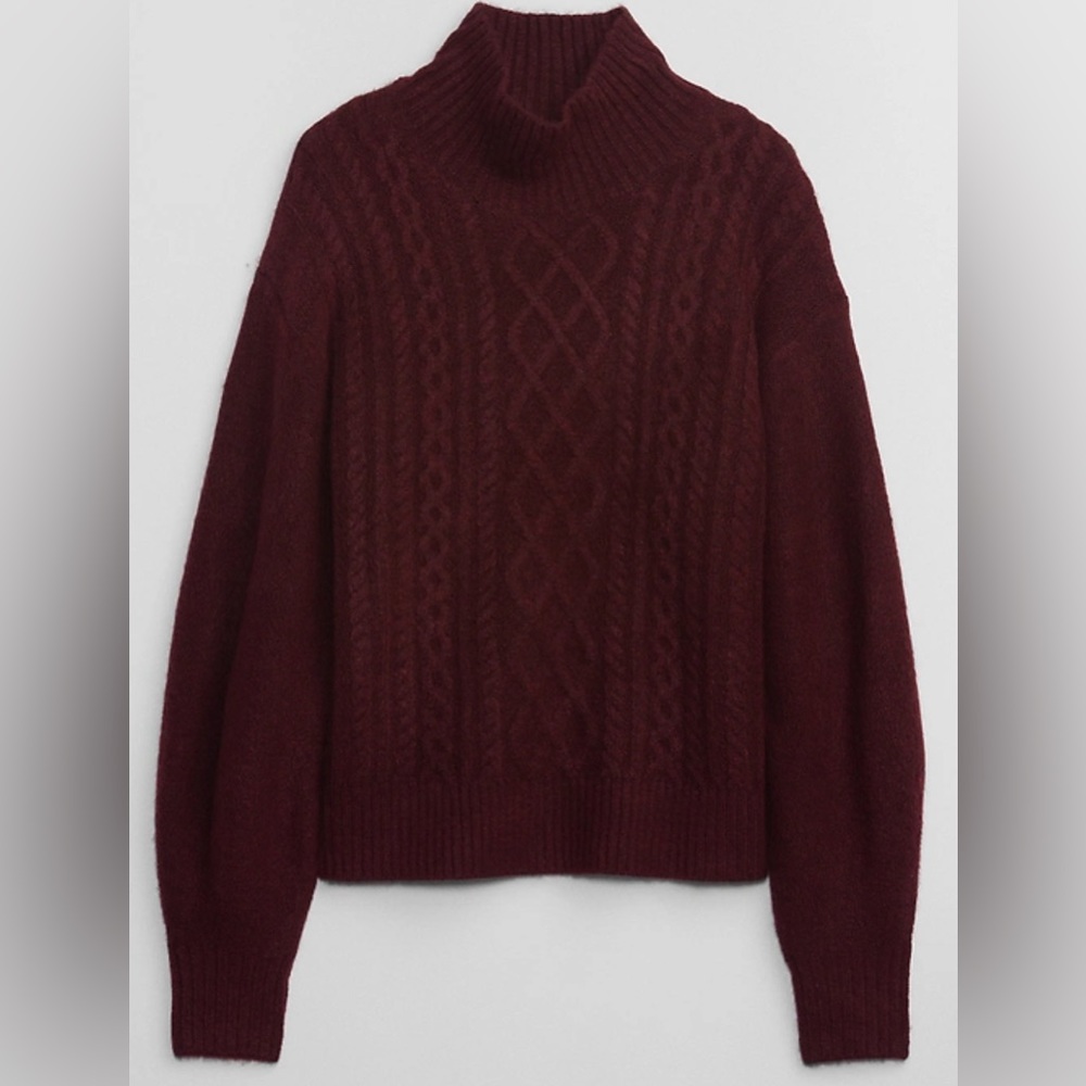 NWT Gap Relaxed Forever Cozy Cable-Knit Sweater